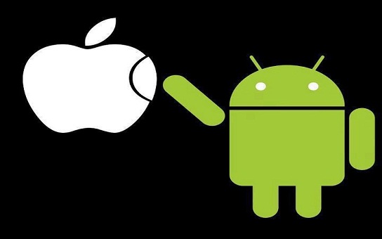 apple and android logo
